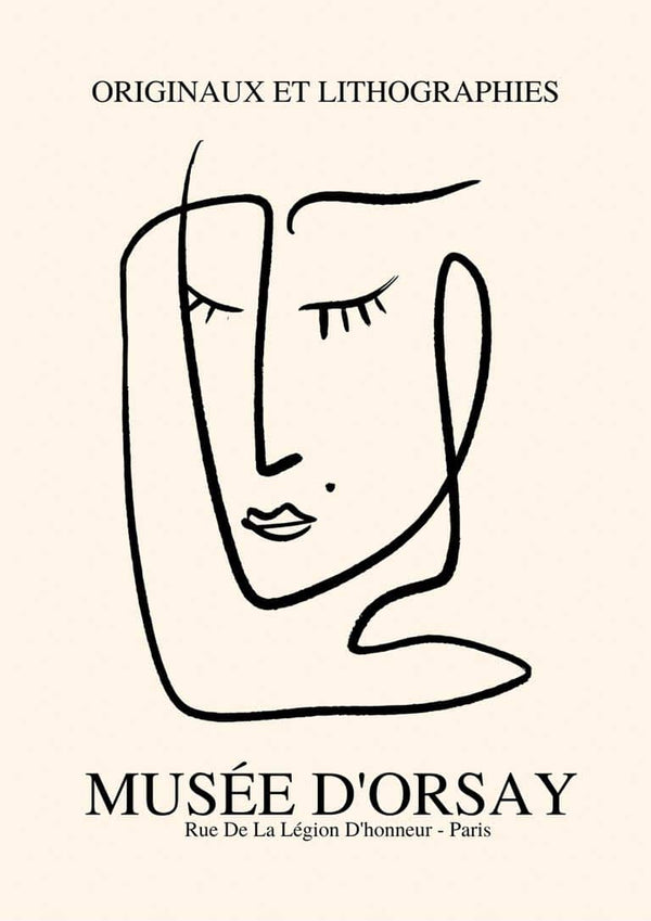 Picasso Inspired face imaginaires poster
