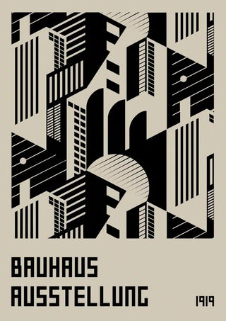 Αφίσα «Bauhaus Ausstellung 1919»