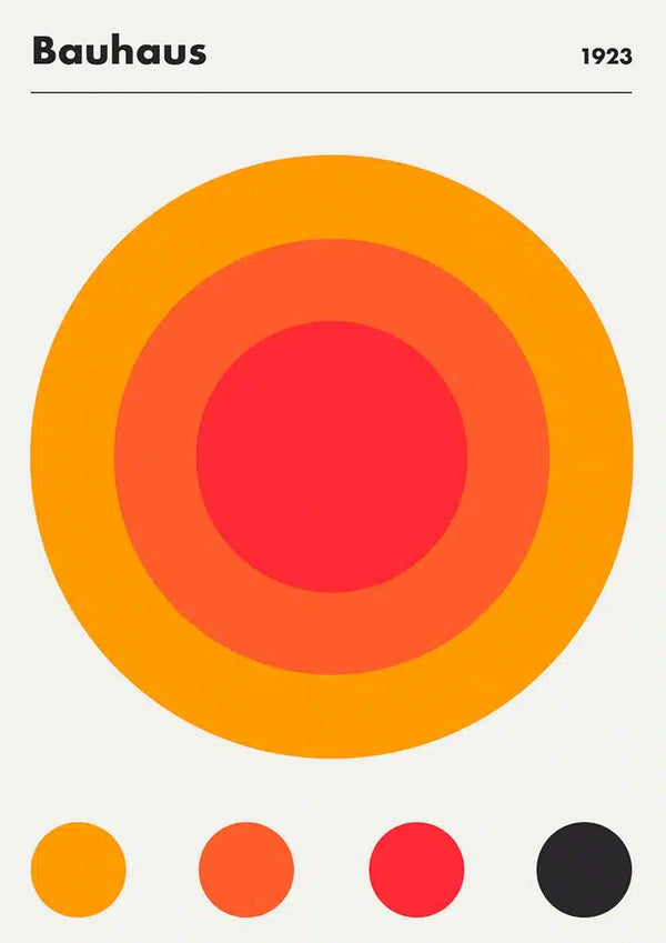 Αφίσα «Bauhaus Orange 1923»