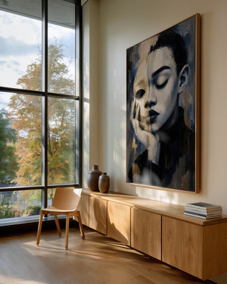 Behind The Mask by Martin Zen in interior setting