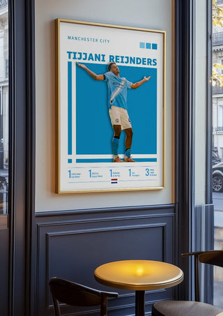 Tijjani Reijnders - Manchester City Football Poster