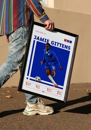 Jamie Gittens - Chelsea Football Poster
