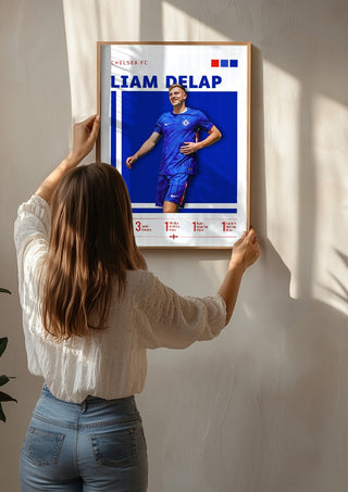 Liam Delap - Chelsea Football Poster