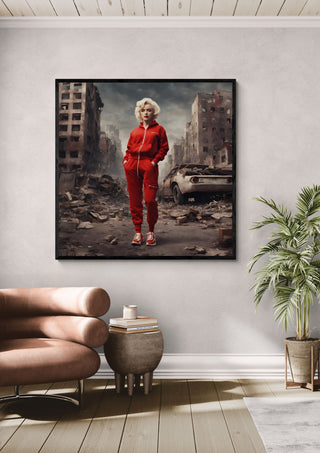 Red Velvet Apocalypse Tribute to Marilyn Monroe - Devour Art