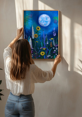 Blue Moon Garden - Art By Biba