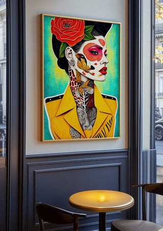 Yellow Coat in Profile - Tara Green