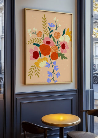 Colorful Floral Bouquet - Bea Müller