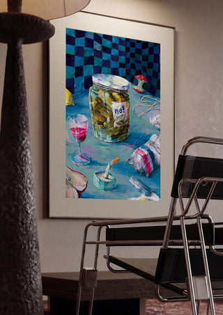Messy Kitchen Table Still Life - Natascha Baumgärtner