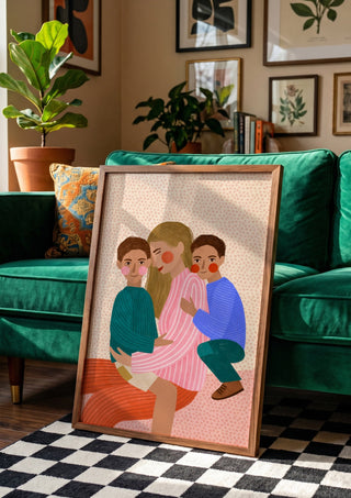 Joyful Family Hug - Bea Müller