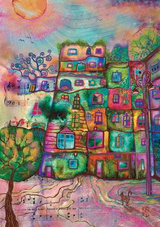 The Hundertwasser House by Enikő Marosváry-Kramcsák