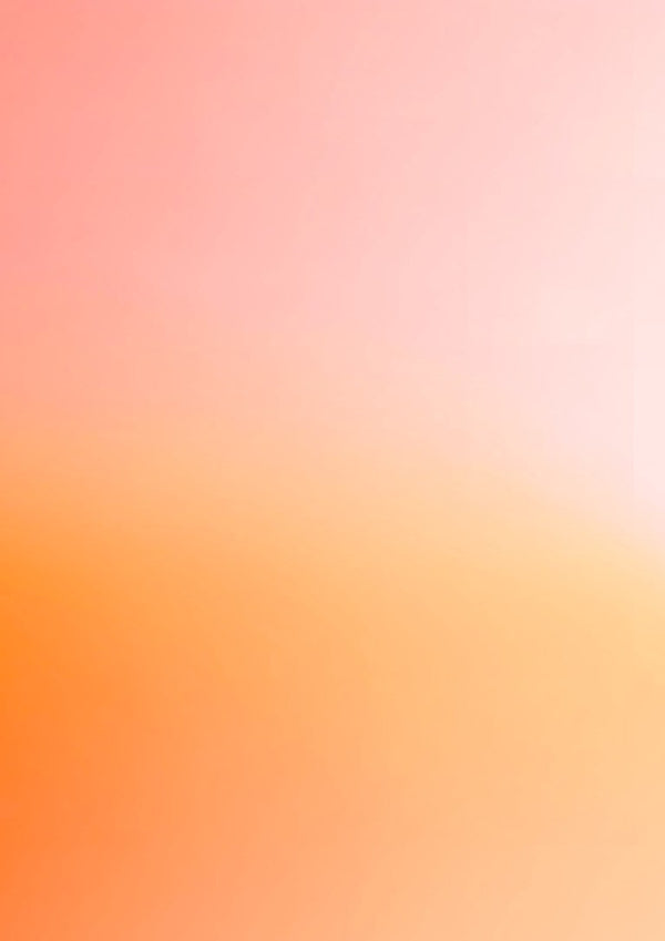 Sunset - cheerful, warm color gradient by Ohkimiko - a soft gradient from coral orange through peach to pale pink