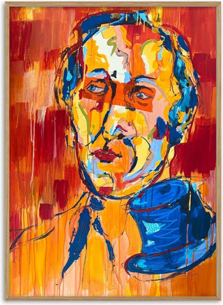 Man in a Blue Hat - René J