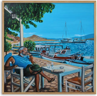 A Greece Fisherman - Nella Hajdu