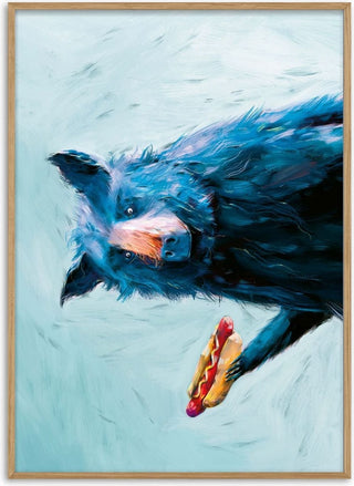 Blue Bear Hot Dog - Natascha Baumgärtner