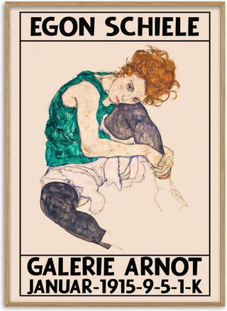 Egon Schiele - Galerie Arnot 1915 Poster