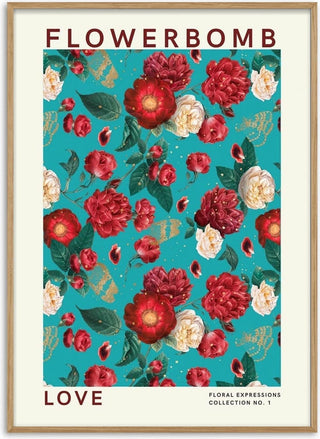Flowerbomb - Love Poster