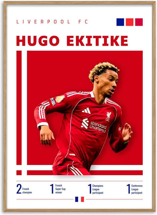 Hugo Ekitike - Liverpool Football Poster