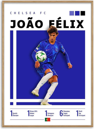 João Fêlix - Chelsea Football Poster