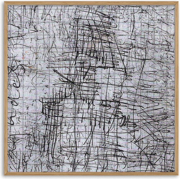 looks like a house by Priit Ruttas - a house emerging from dense black ink hatching