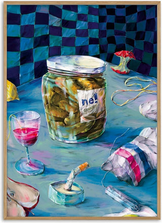 Messy Kitchen Table Still Life - Natascha Baumgärtner