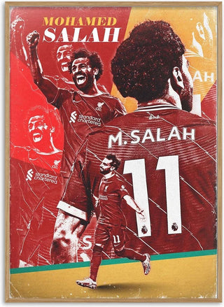 Mohamed Salah Football Poster