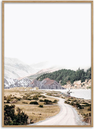 Mountain road Poster