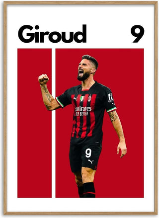 Oliver Giroud Football Poster