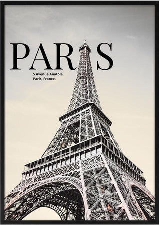 Paris Eiffel Tower Artsy Edition
