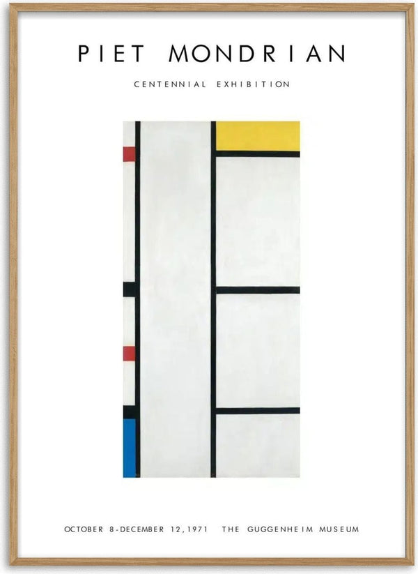 Αφίσα έκθεσης Piet Mondrian