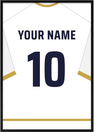Real Madrid – Personalised Football Shirt Poster