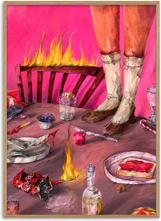 Surreal Burning Table - Natascha Baumgärtner
